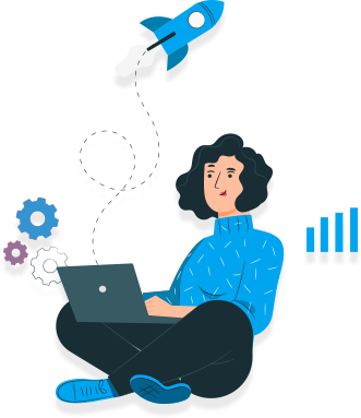 Person studying for English speaking