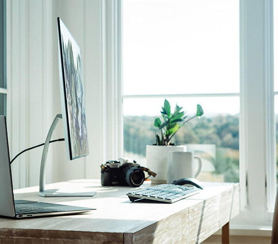 Workspace desktop for blog